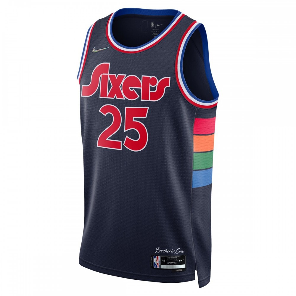 Ben Simmons Philadelphia 76ers 2021/22 Swingman Jersey - City Edition - Navy-Pro Kit Vault | Brand New 26/27 Sports Jerseys